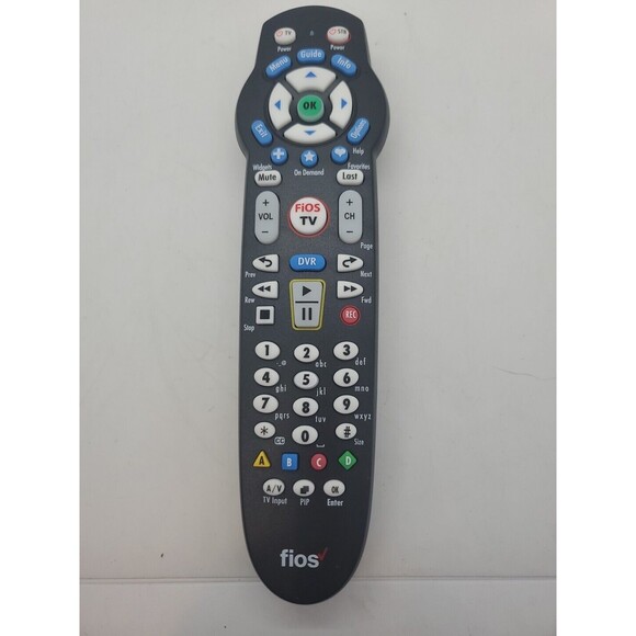 FiOS P265V5 Replacement TV Remote Control Used With Manual - Picture 2 of 7